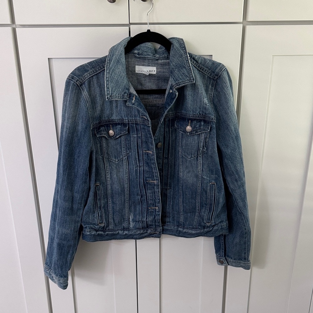 Loft Classic Blue Jean Jacket